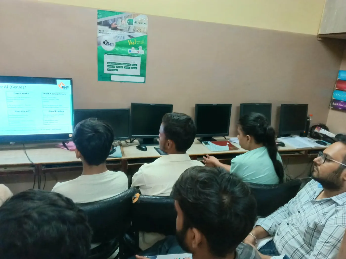 Student Training at Perfect Computer Center Jaipur